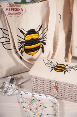 Фото Hobby Gift Сумка для проєктів Craft Bag Bee HGTBMA.347