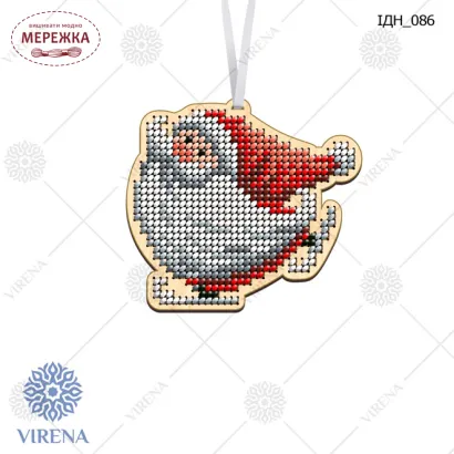 Фото іграшка новорічна для вишивання ІДН-086