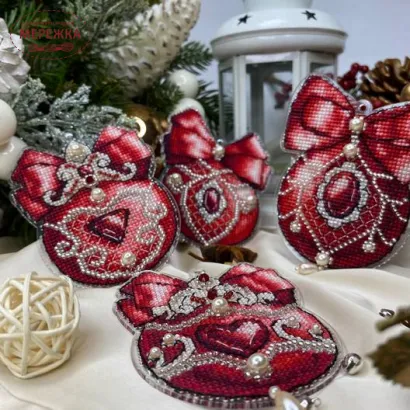 Фото Набір для вишивання хрестиком Сузір'я Єдинорога Іскра життя (прозора з гнучкого пластика з підвісом) К4 гн