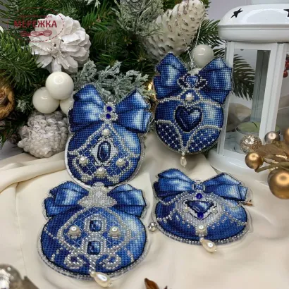 Фото Набір для вишивання хрестиком Сузір'я Єдинорога Кришталева іскра (прозора з гнучкого пластика з підвісом) С4 гн