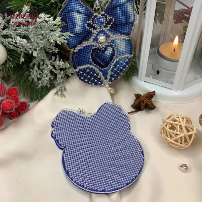 Фото Набір для вишивання хрестиком Сузір'я Єдинорога Кришталева іскра (прозора з гнучкого пластика з підвісом) С4 гн