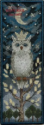 Фото Набір для вишивання хрестиком Kingdom of Handmade Закладка Королі ночі. Сова BMKN-10