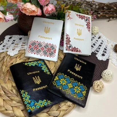 Фото Набір для вишивання хрестиком Сузір'я Єдинорога Обкладинка на паспорт 1025