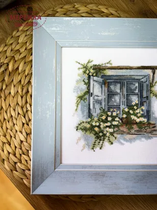 Фото Набір для вишивання хрестиком ЛЕЛЯ Бабусино вікно ЛВ-168