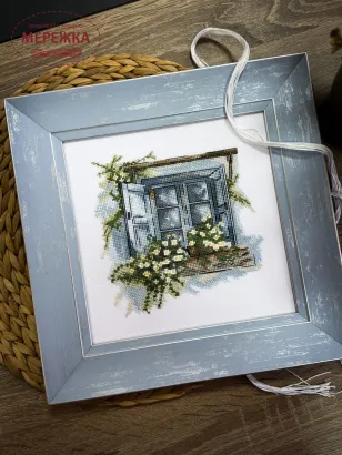 Фото Набір для вишивання хрестиком ЛЕЛЯ Бабусино вікно ЛВ-168