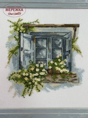 Фото Набір для вишивання хрестиком ЛЕЛЯ Бабусино вікно ЛВ-168
