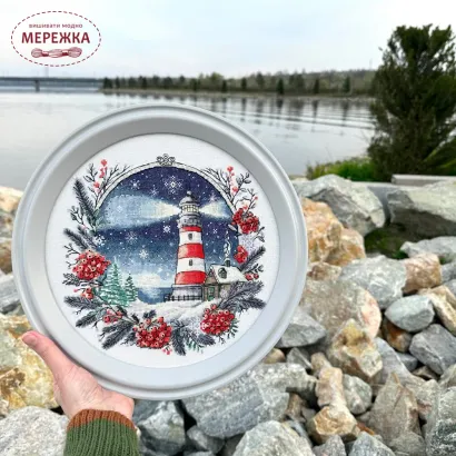 Фото Набір для вишивання хрестиком Kingdom of Handmade Зимовий маяк LH-02