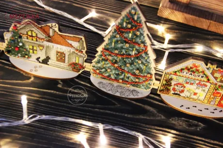 Фото Набір для вишивання хрестиком Фрузелок Ялинка 0513