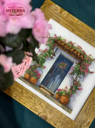 Фото Набір для вишивання хрестиком ЛЕЛЯ Обійми бугенвілії ЛВ-172