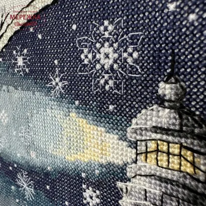 Фото Набір для вишивання хрестиком Kingdom of Handmade Зимовий маяк LH-02