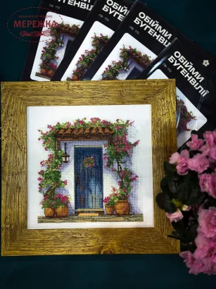 Фото Набір для вишивання хрестиком ЛЕЛЯ Обійми бугенвілії ЛВ-172