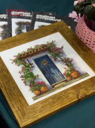 Фото Набір для вишивання хрестиком ЛЕЛЯ Обійми бугенвілії ЛВ-172