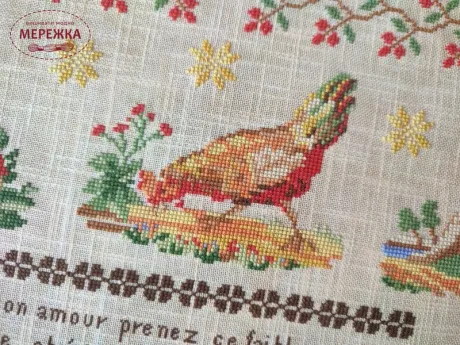 Фото Вікторія Попович Схема Celine Louvenas 1870 (Селін Лувенас 1870) VP-009