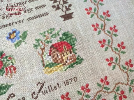 Фото Вікторія Попович Схема Celine Louvenas 1870 (Селін Лувенас 1870) VP-009