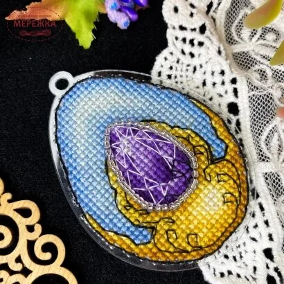 Фото Набір для вишивання хрестиком Сузір'я Єдинорога Аметистовий скарб 1082