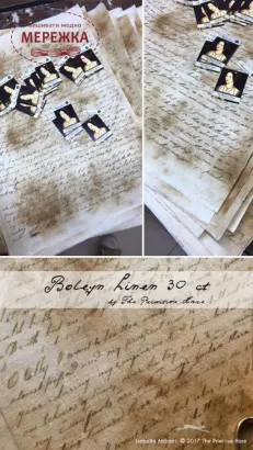 Фото Рівномірне полотно The Primitive Hare ручного фарбування Boleyn Linen 30 ct 38*48 см.