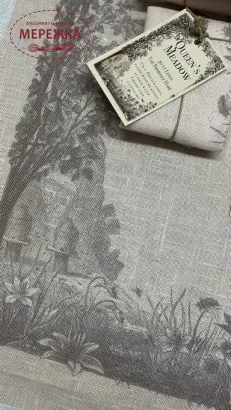 Фото Рівномірне полотно The Primitive Hare ручного фарбування Queen's Meadow Linen 40 ct 30*40 см.