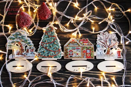 Фото Набір для вишивання хрестиком Фрузелок Зимові околиці 0517