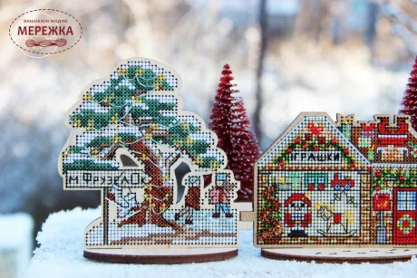 Фото Набір для вишивання хрестиком Фрузелок Зимові околиці 0517