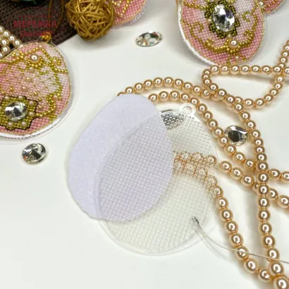 Фото Набір для вишивання хрестиком Сузір'я Єдинорога Перлинні скарби -3 (основа прозора з гнучкого пластика на підвісі) 1003