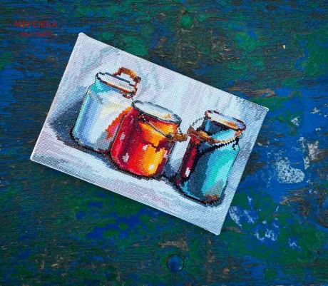 Фото Набір для вишивання хрестиком ЛЕЛЯ Три молока ЛВ-139