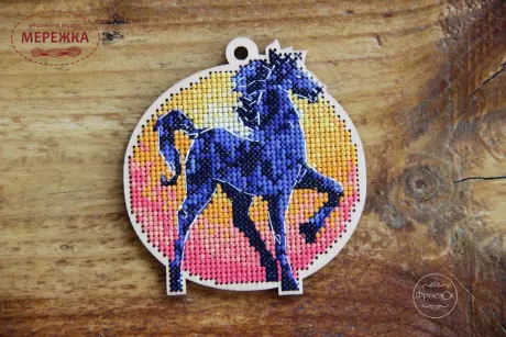 Фото Набір для вишивання хрестиком Фрузелок Кінь 1704
