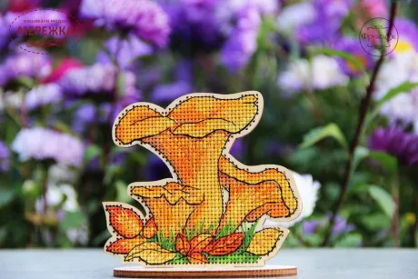 Фото Набір для вишивання хрестиком Фрузелок Лисички 1422