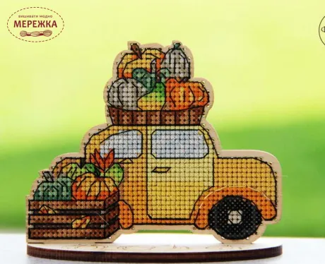 Фото Набір для вишивання хрестиком Фрузелок Авто 1424