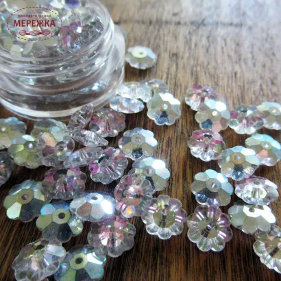 Фото SJ Designs Swarovski Marguerite 8 mm - package of 12 Vitrail