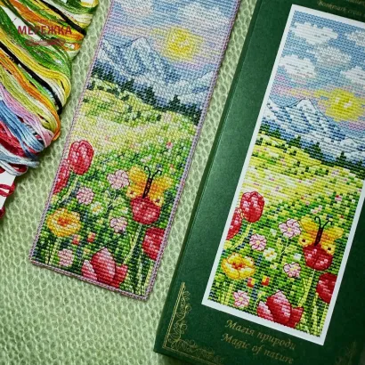 Фото Набір для вишивання хрестиком Kingdom of Handmade Закладка Магія природи BMU-02