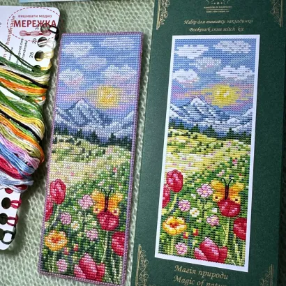 Фото Набір для вишивання хрестиком Kingdom of Handmade Закладка Магія природи BMU-02