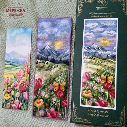 Фото Набір для вишивання хрестиком Kingdom of Handmade Закладка Магія природи BMU-02