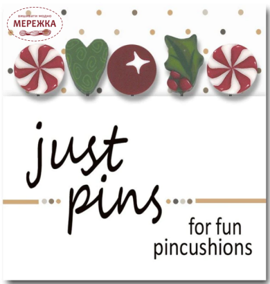 Фото піни Just Another Button Mistletoe Holiday jp158