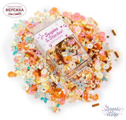 Фото Dress It Up набір пришивних декоративних елементів Bead Shakers in Brown Sugar