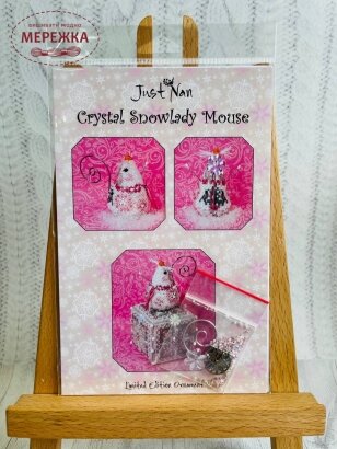 Схема для вишивання Just Nan Crystal Snowlady Mouse фото