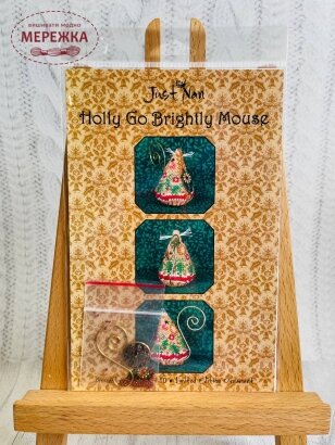 Схема для вишивання Just Nan Holly Go Brightly Mouse фото