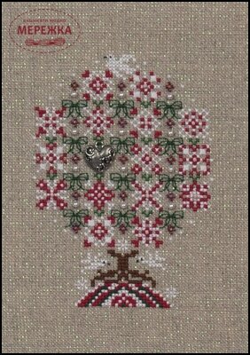 Схема для вишивання JustNan Peppermint Snowflakes Tree JN254 фото