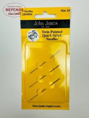 John James набір двохстронніх голок  №24 JJ698DE