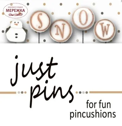 Фото Рахункові голки (піни) Just Another Button S is for Snowman jp210