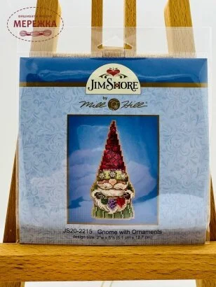Фото Набір Mill Hill Гном з прикрасами JS20-2215