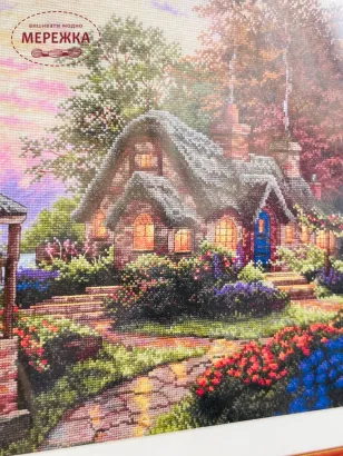 Фото Набір для вишивання Мережка Мрійливий котедж К-212