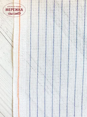 Фото Канва для висмикування Zweigart з полоскою