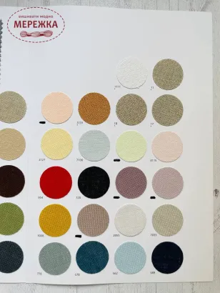 Фото зразків полотна Белфаст