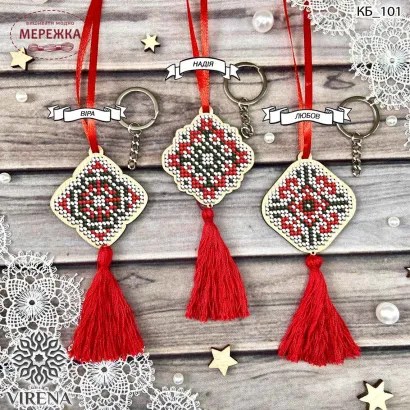 Фото набір для вишивання брелків Вірена КБ_101