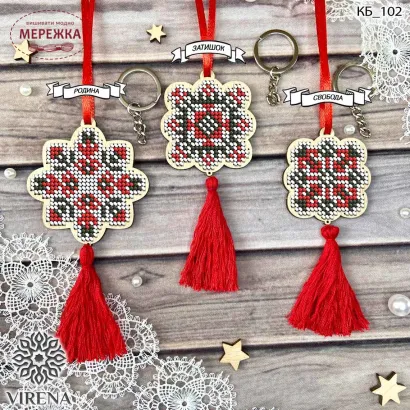 Фото набір для вишивання брелків Вірена КБ_102