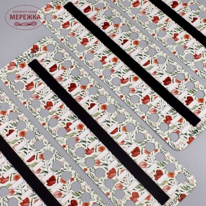 Фото Органайзер для муліне Кольорова картон+магніт на 30 кольорів КМ-032/07