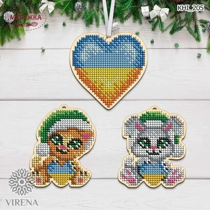 Фото VIRENA комплект новорічних іграшок КНІ_205