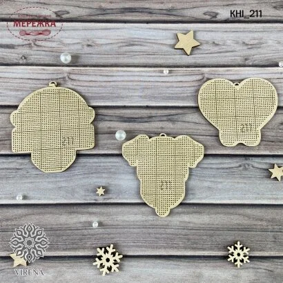 Фото VIRENA комплект новорічних іграшок КНІ_211