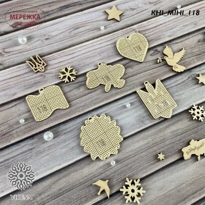 Фото VIRENA комплект новорічних іграшок КНІ_міні_118