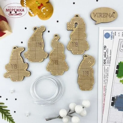 Фото VIRENA комплект новорічних іграшок КНІ_міні_119